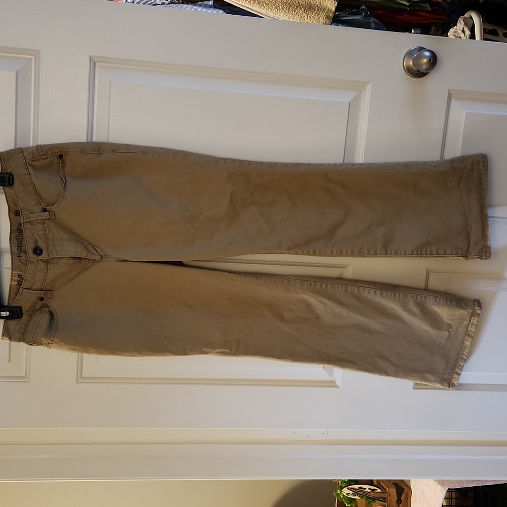 Faded Glory Khaki Boot cut pants
